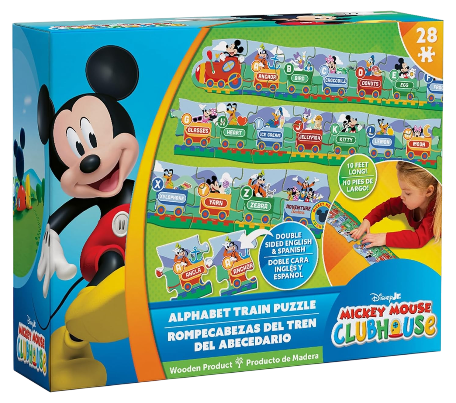 Mickey ABC Educational Train Puzzle