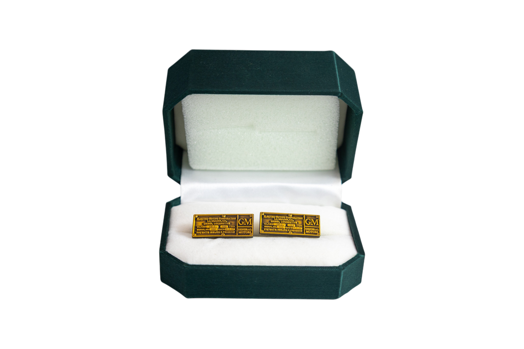 Cufflinks #51 Builder's Plate