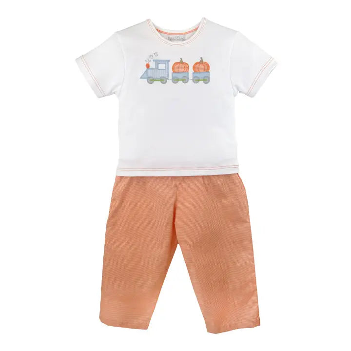 Pumpkin Train Top & Pant