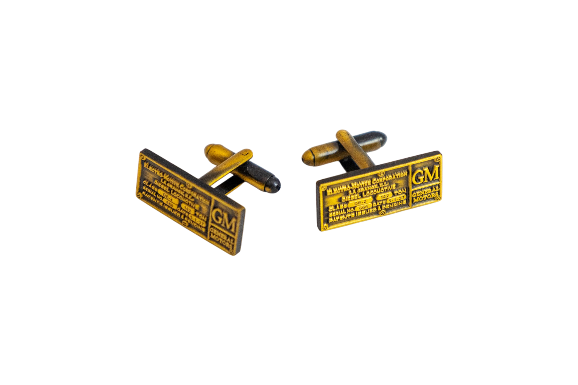Cufflinks #51 Builder's Plate